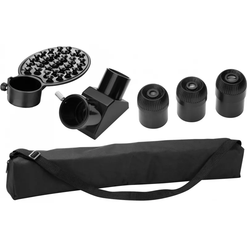 Bresser Optics CLASSIC 70/350 Refraktor 140x juoda, balta