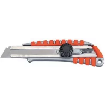 MAUL Cutter Professional Plus, 18 mm, gumuota rankenos zona, nerūdijančio plieno peilis (77618-09)