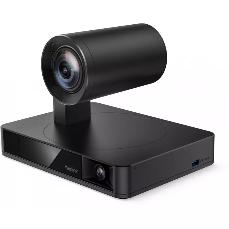 Web kamera Yealink UVC86 Juoda – 8 MP 4K Ultra HD, 30 kadrų/s, RJ-45 sąsaja, 40° iki -90° pakreipimas