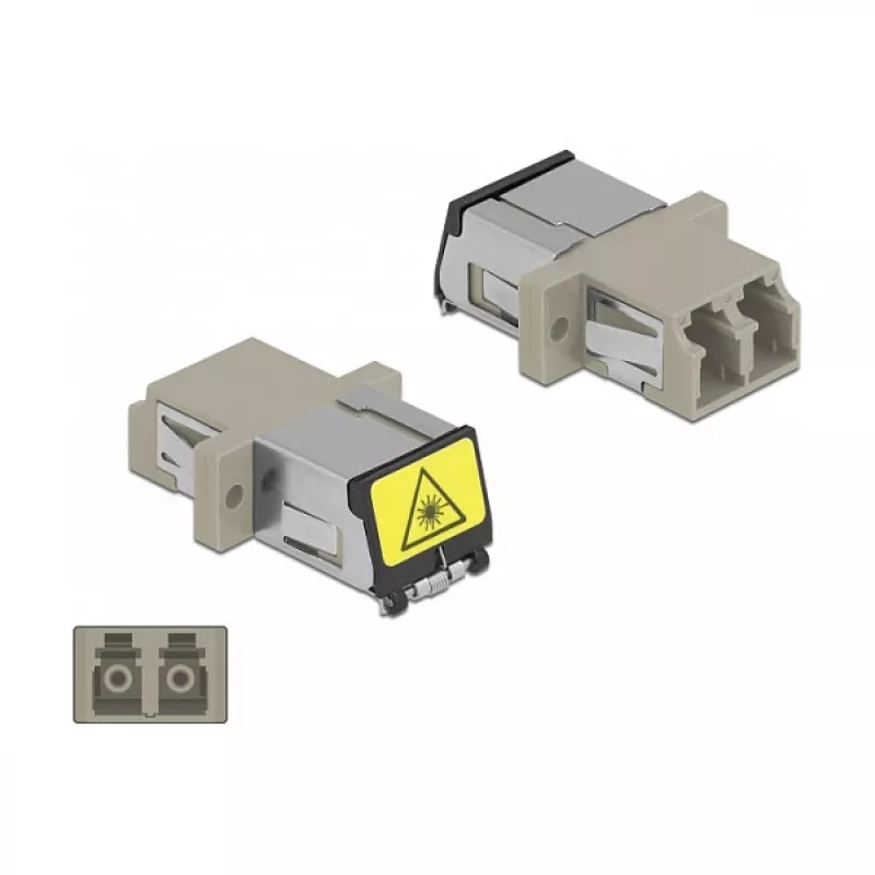 Optiminis skaidulų jungiklis (coupler) LC Duplex DeLOCK 86899