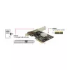 DeLOCK 89654 Vidinė tinklo plokštė RJ-45 10 Gbps PCIe