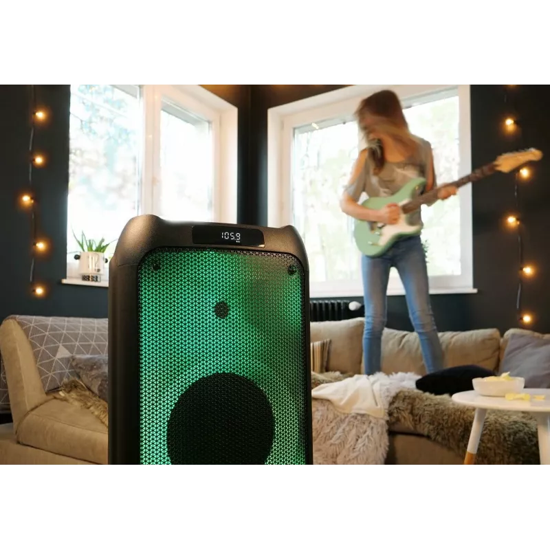 Karaoke sistema Blaupunkt PB10DB 1000W Belaidžiai mikrofonai LED Ekranas