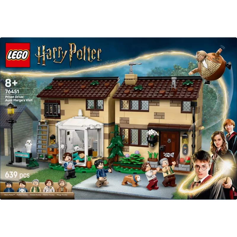 LEGO HARRY POTTER 76451 Privet Drive: Tetės Marjės vizitas