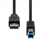 USB 3.2 Gen1 A-B laidas ProXtend USB3AB-0005, 5 m, USB 3.2 Gen1 (iki 5 Gbps)