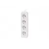 LANBERG ilgintuvas 1,5 m, baltas, 4 lizdai, kieta varinė gysla