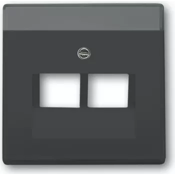 Busch-Jaeger 1710-0-3615. Produktfarbe: Anthrazit, Markenkompatibilität: Universal, Design: konventionell. Breite: 63 mm, Höhe: 63 mm (1710-0-3615)