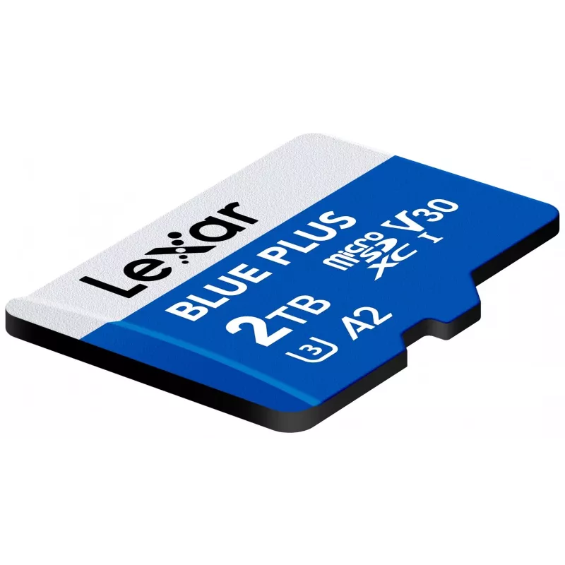 „Lexar BLUE PLUS“ atminties kortelė MicroSDXC 2 TB UHS‑I, 170 MB/s, U3 V30, atspari vandeniui