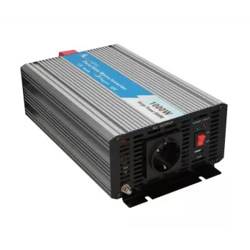 Įtampos keitiklis Extralink OPIP-1000W 12V 230V 1000W gryno sinuso