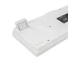 Klaviatūra White Shark RONIN balta USB QWERTY 68 klavišų LED