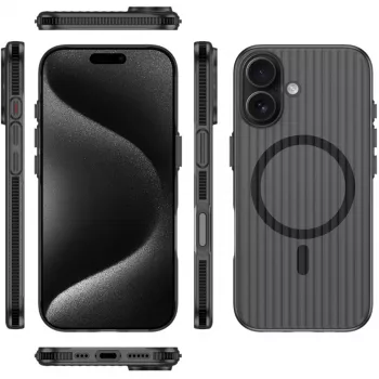 4smarts 541639 Dėklas iPhone 17 16 cm (6,3 inch) Juodas Skaidrus