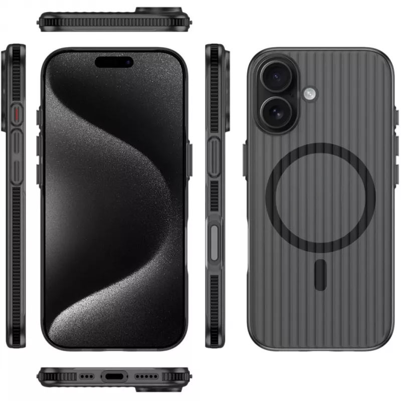4smarts 541639 Dėklas iPhone 17 16 cm (6,3 inch) Juodas Skaidrus