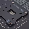 Alphacool 13071 galinė plokštė nerūdijantis plienas juoda 90mm