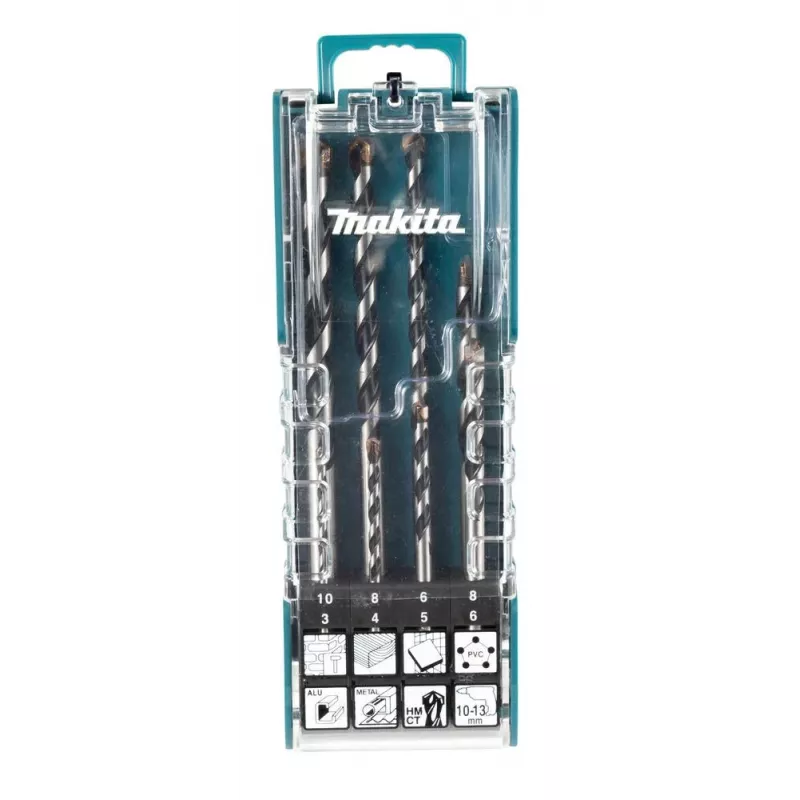 MAKITA universalus gręžtuvų rinkinys HM/CT 8 vnt.