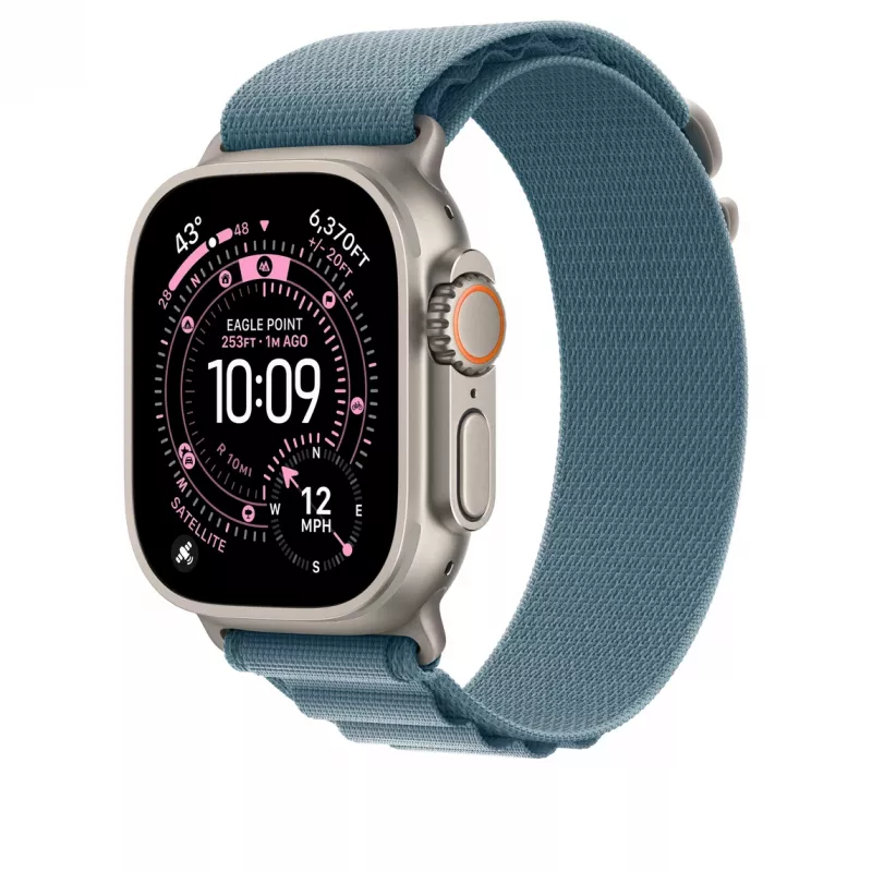 Apple MFTH4ZM/A Titaninis G-Hook dirželis Laikrodžiui Mėlynas Titanas