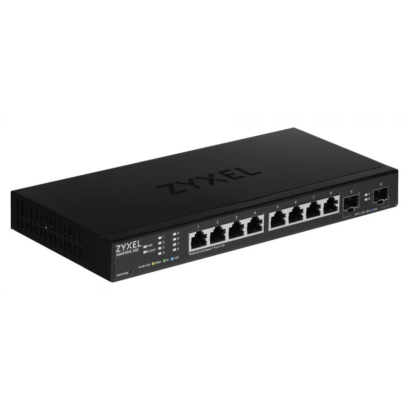 Zyxel XMG1915-10E valdomas L2 2,5G Ethernet (100/1000/2500) komutatorius