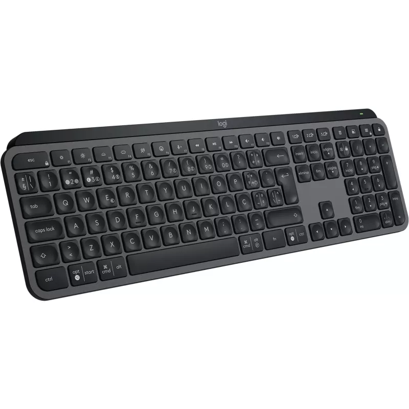 LOGITECH MX Keys S belaidė klaviatūra (Graphite, PTG, BT)