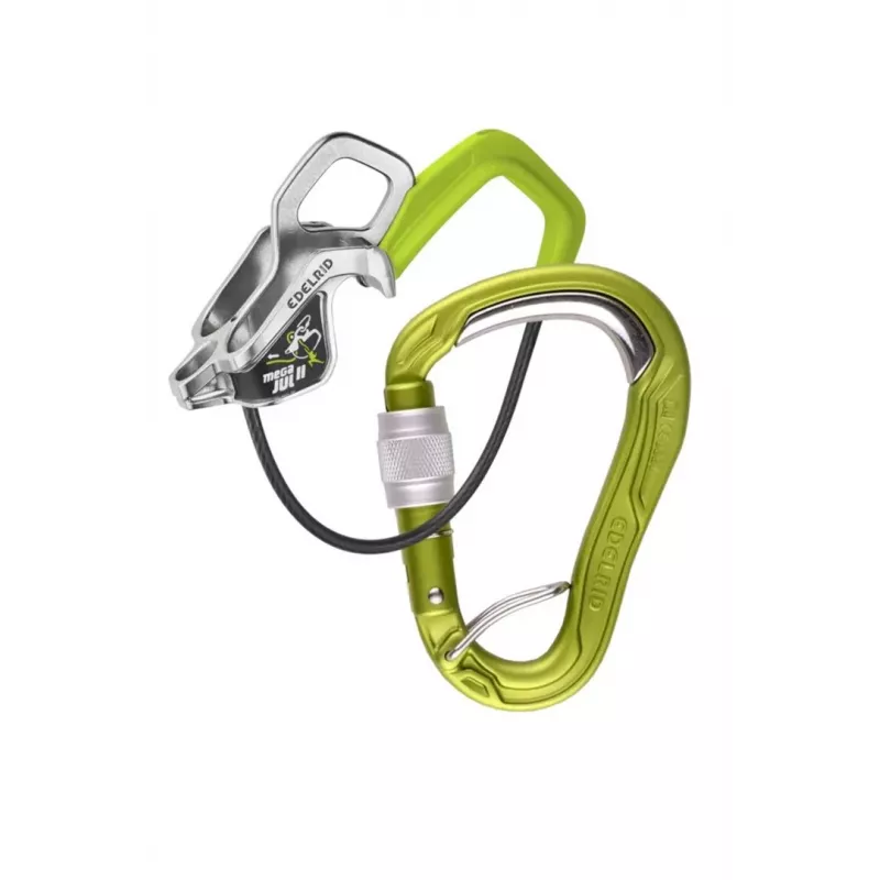 Apsaugos rinkinys EDELRID Mega Jul Bulletproof Screw II Oasis – apsaugos įtaisas ir fiksavimo karabinas