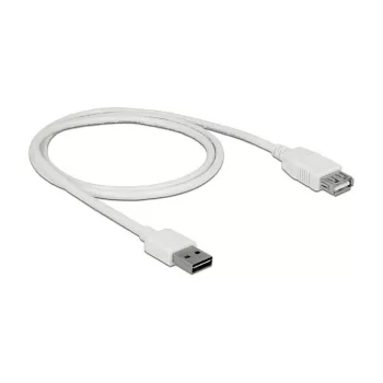 USB kabelis DeLOCK 85199 USB 2.0 1m USB A baltas