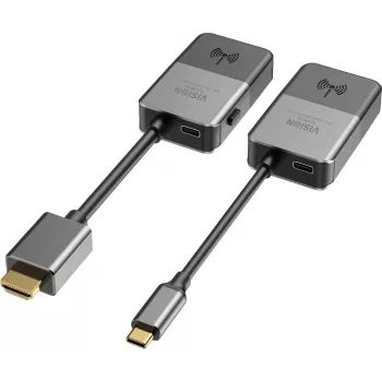 Bevielis garso/vaizdo siųstuvas VISION TC-USBCW HDMI per Wi‑Fi 5, USB‑C palaikymas