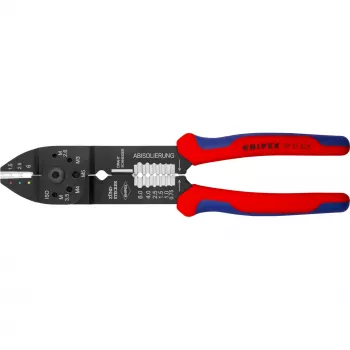 Knipex 97 21 215 užspaudimo įrankis, juoda, mėlyna, raudona