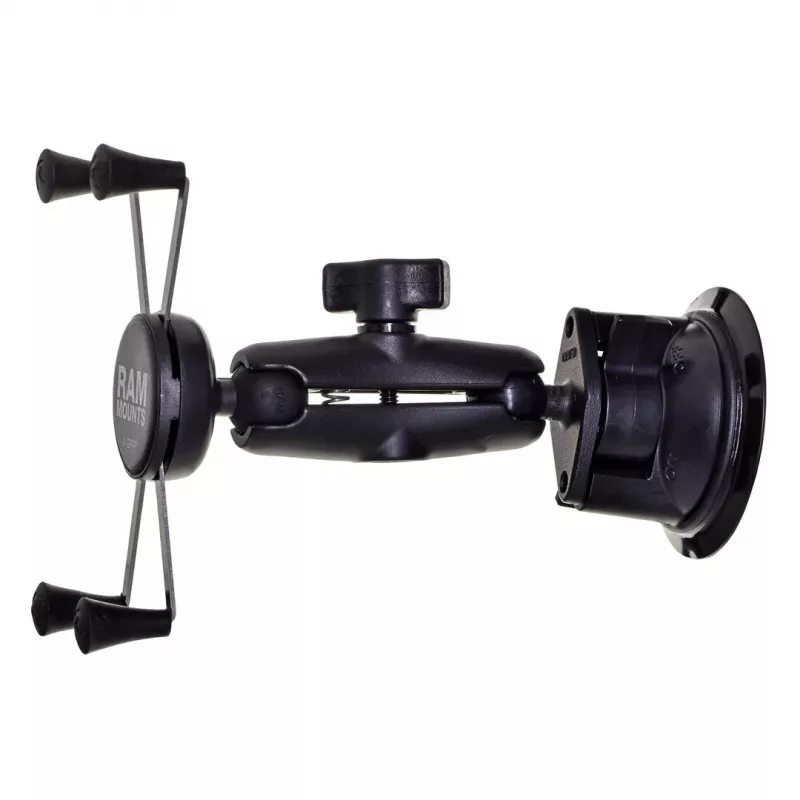 Telefono laikiklis RAM Mounts X-Grip Large su sukimo fiksatoriaus siurbtuku