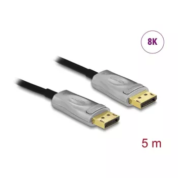 Aktyvus optinis laidas DisplayPort 1.4 DELOCK 85879 — 8K, 5 m