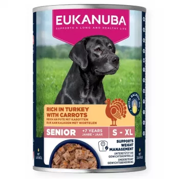 EUKANUBA Dog Can 400 g – šlapias pašaras suaugusiems šunims su ėriena ir ryžiais