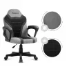 Žaidimų kėdė vaikams Huzaro HZ-Ranger 1.0 Gray tinklelis, pilka ir juoda