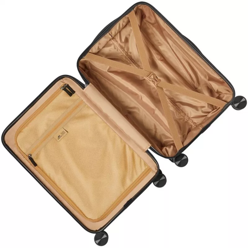 Kabininis lagaminas Rivacase Clark ECO 8181, juodas