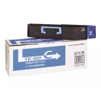 Originalus Kyocera TK-880C cyan toneris, 18 000 puslapių, 1 vnt.