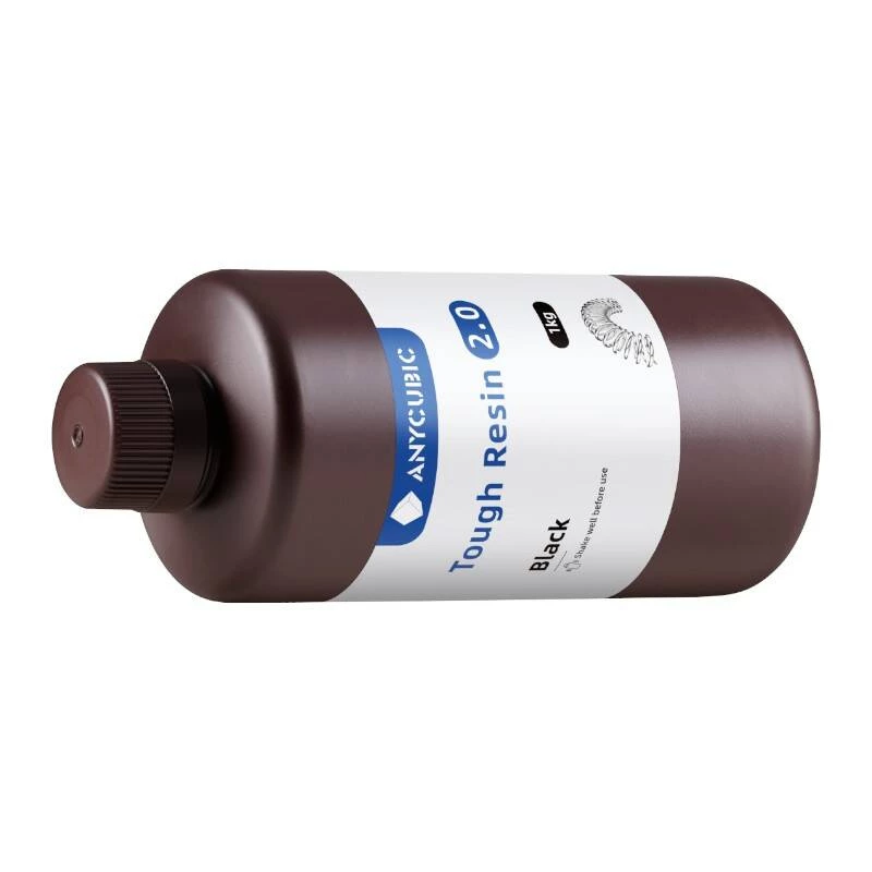 Fotopolimero derva AnyCubic Tough Resin 2.0 juoda 1 kg SRX2BK-101A