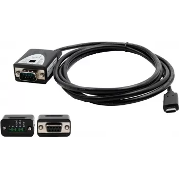 RS-422/485 serijinis kabelis į USB 2.0 C kištuką Exsys EX-2346IS su FTDI mikroschema ir apsauga nuo viršįtampių