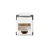 LogiLink NK4066 Keystone modulis, plokščias, juodas/baltas, RJ45