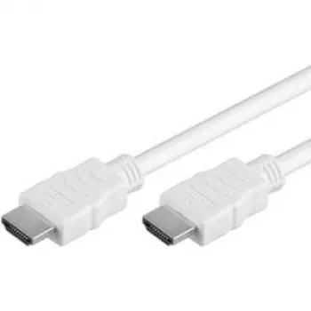 VALUE High Speed - HDMI kabelis - HDMI (19 kontaktų, vyriškas) - HDMI (19 kontaktų, vyriškas) - 3 m - ekranuotas - baltas (11.99.5703)