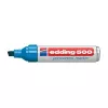 Permanentinis žymeklis Edding 500 plokščiu antgaliu mėlynas
