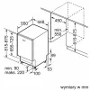 Įmontuojamas indaplovė Bosch SPV4EKX24E, 9 komplektai, 44 dB