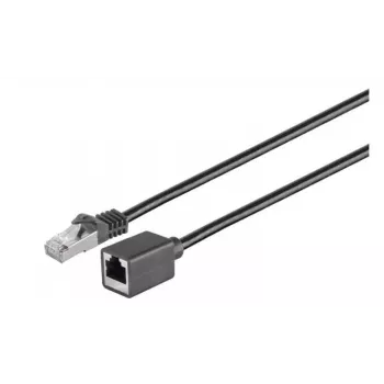 Microconnect STP6005SEXT tinklo kabelis 0,5 m Cat6 F/UTP (FTP) juodas