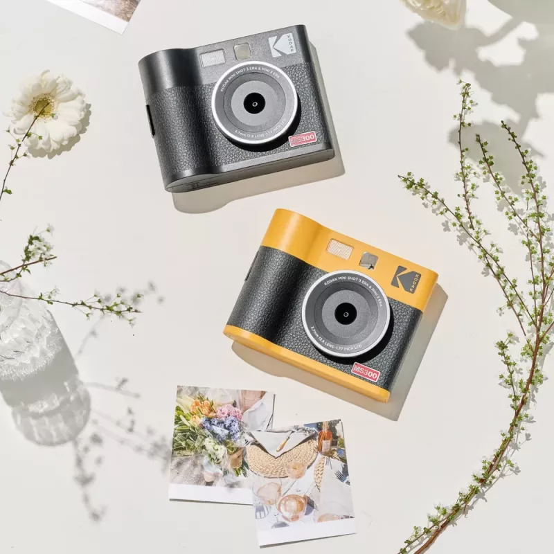 Momentinė kamera Kodak Mini Shot 3 Era – juoda, 4PASS spausdinimo technologija