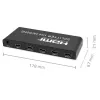 Qoltec 51799 Aktyvus HDMI skirstytuvas 4 x HDMI 4K x 2K | 6Gb/s | 60Hz