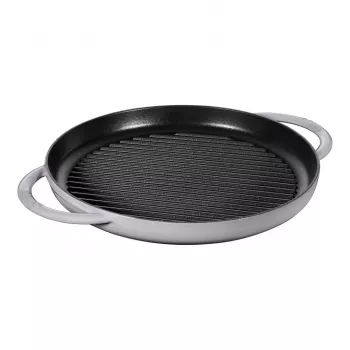 Grilių keptuvė ZWILLING STAUB Round 30 cm Pilka