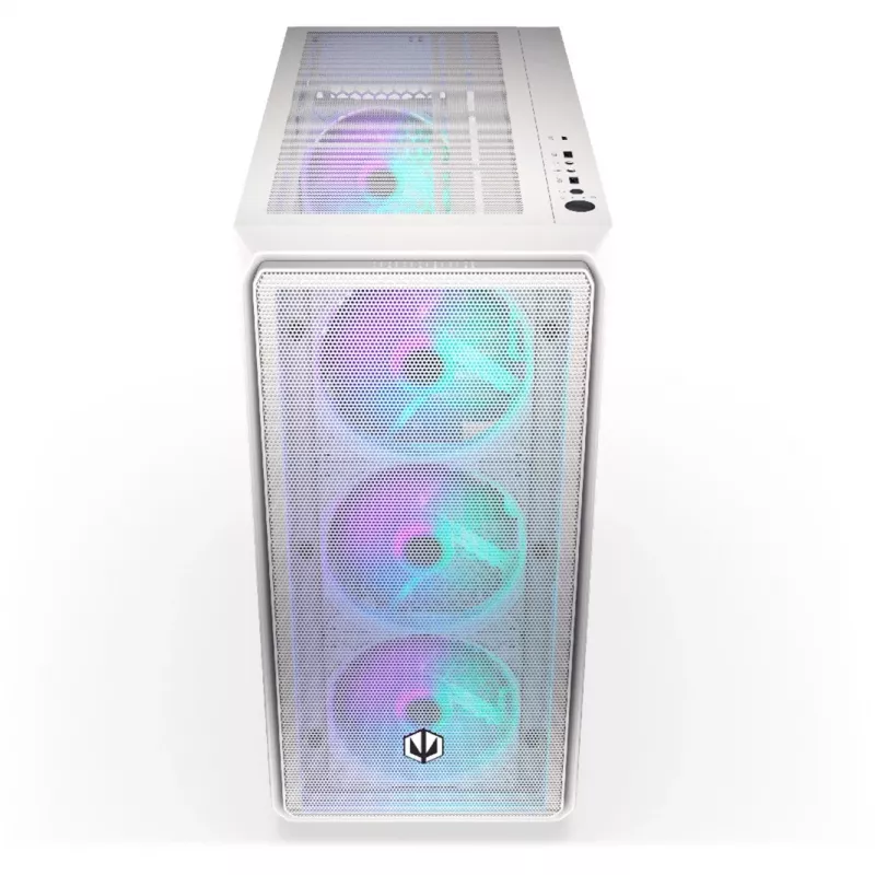 Endorfy Arx 700 ARGB kompiuterio korpusas, Midi-Tower, ATX, grūdintas stiklas - su 4x 140 mm ARGB ventiliatoriais, baltas (EY2A017)
