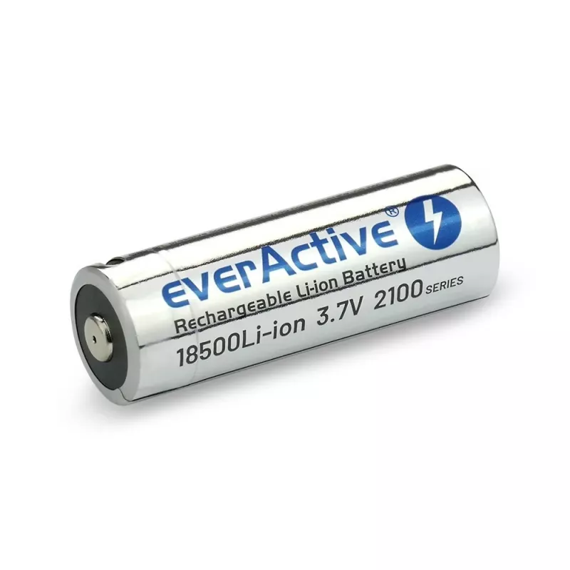 Li-ion akumuliatorius 18500 3,7V 2100mAh su USB-C jungtimi Everactive EV18500-21M
