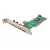 LogiLink PC0028 USB 2.0 PCI kortelė, 4 išoriniai + 1 vidinis prievadas