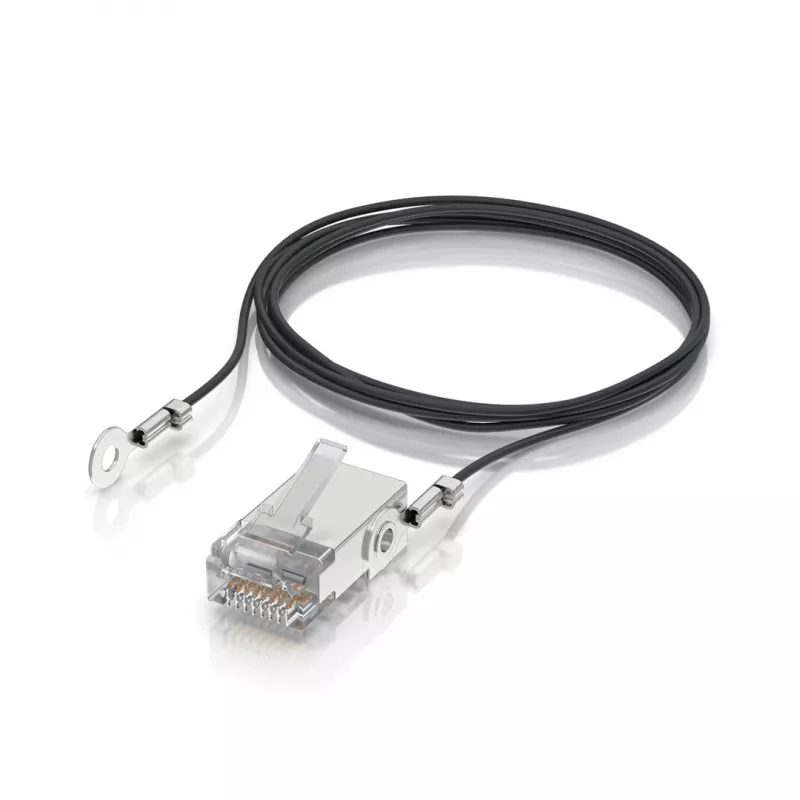 Tinklo kabelis Ubiquiti UISP-CONNECTOR-GND 1 m RJ-45 Juoda
