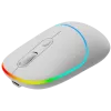 Canyon MW-22 CNS-CMSW22SW Pelė – 2 in 1 Bluetooth/2,4GHz – optinė – 800/1200/1600DPI – 4 mygtukai – RGB apšvietimas – įkraunama – Sniego Baltumo
