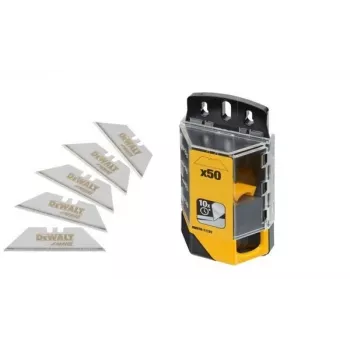Trapeziniai peiliukai DeWalt DWHT8-11131 — 50 vnt., volframo karbido antgaliai