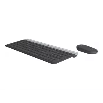 Bevielis klaviatūros ir pelės rinkinys Logitech MK470 Slim Combo