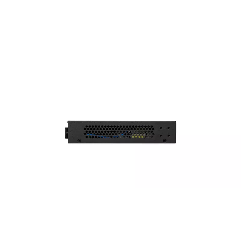 Valdomas L2 Gigabit Ethernet komutatorius Lancom Systems GS-2426 — 24× Gigabit RJ-45, 1U stovas, MAC 8000, AC maitinimas