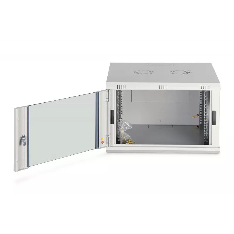 Sieninis spintos stovas DIGITUS Dynamic‑N 7U 19 colių 600x600 mm, nesurinktas, IP20, su rakinamu stiklo durimis