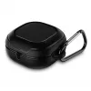 Tech-Protect Rough Carbon apsauginis dėklas Samsung Galaxy Buds 2 Pro/2/Live/Pro įkrovimo dėklui, juodas